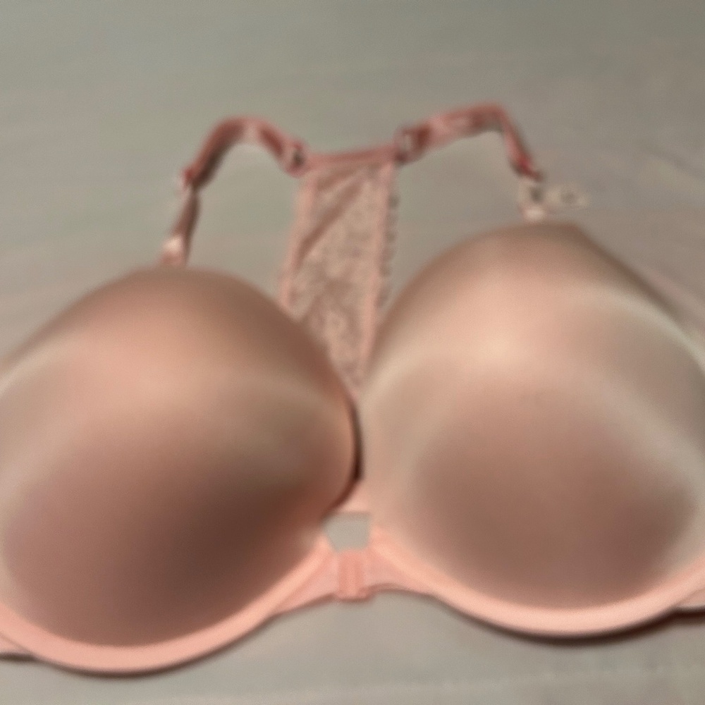 Victoria's Secret Push Up Pink Front Closure 42D Bra